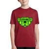 Youth Heather Contender Tee Thumbnail