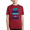 Youth Heather Contender Tee Thumbnail